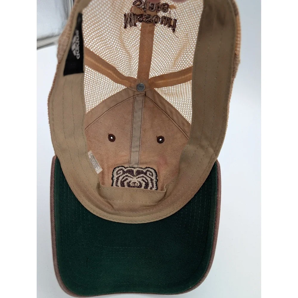 Adidas Missouri State Bears Trucker Hat Maroon Tan Snapback Cap Mens OSFM